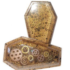 Steampunk Jewelry Coffin Trinket